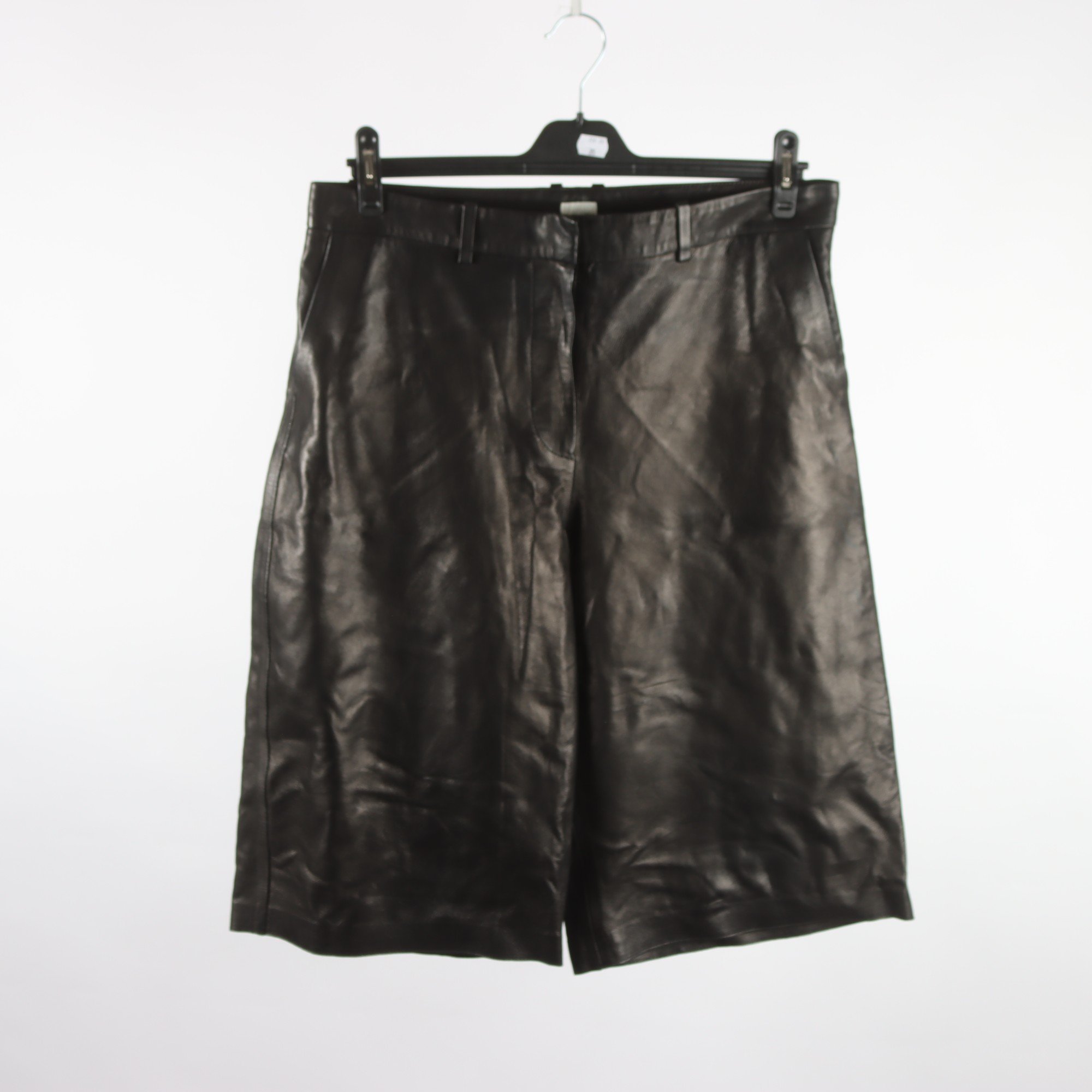 Skinnshorts, Arket, svart, stl. 44