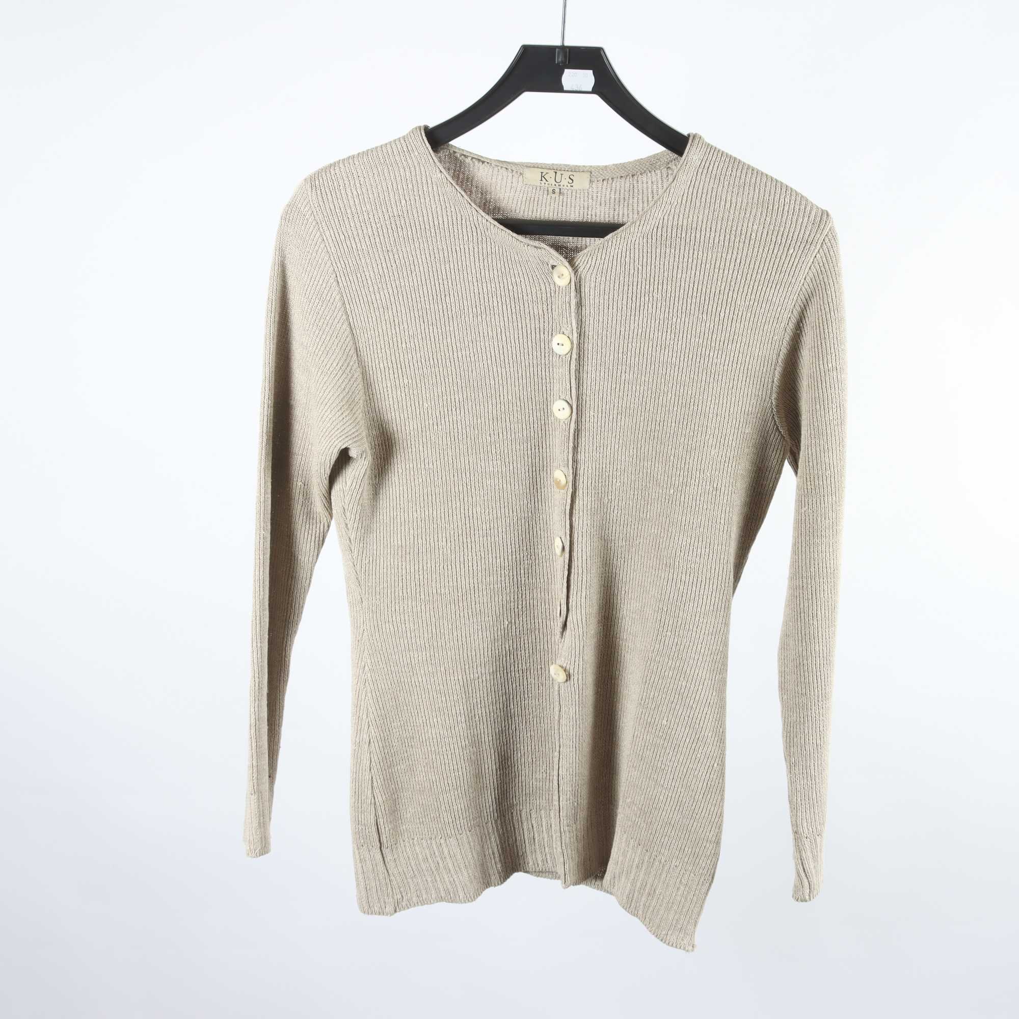 Kofta, K.U.S, beige, lin, stl. S.