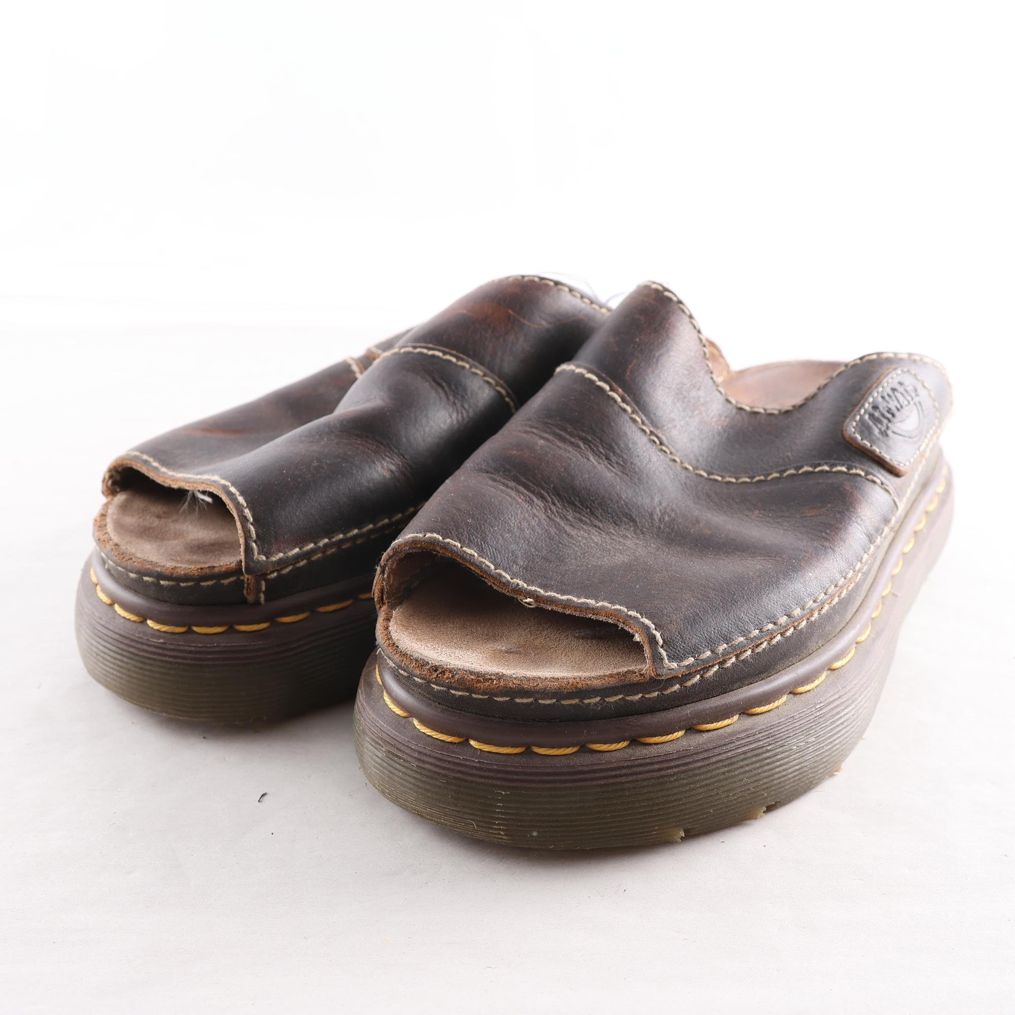 Tofflor, Dr. Martens, läder, stl. 37
