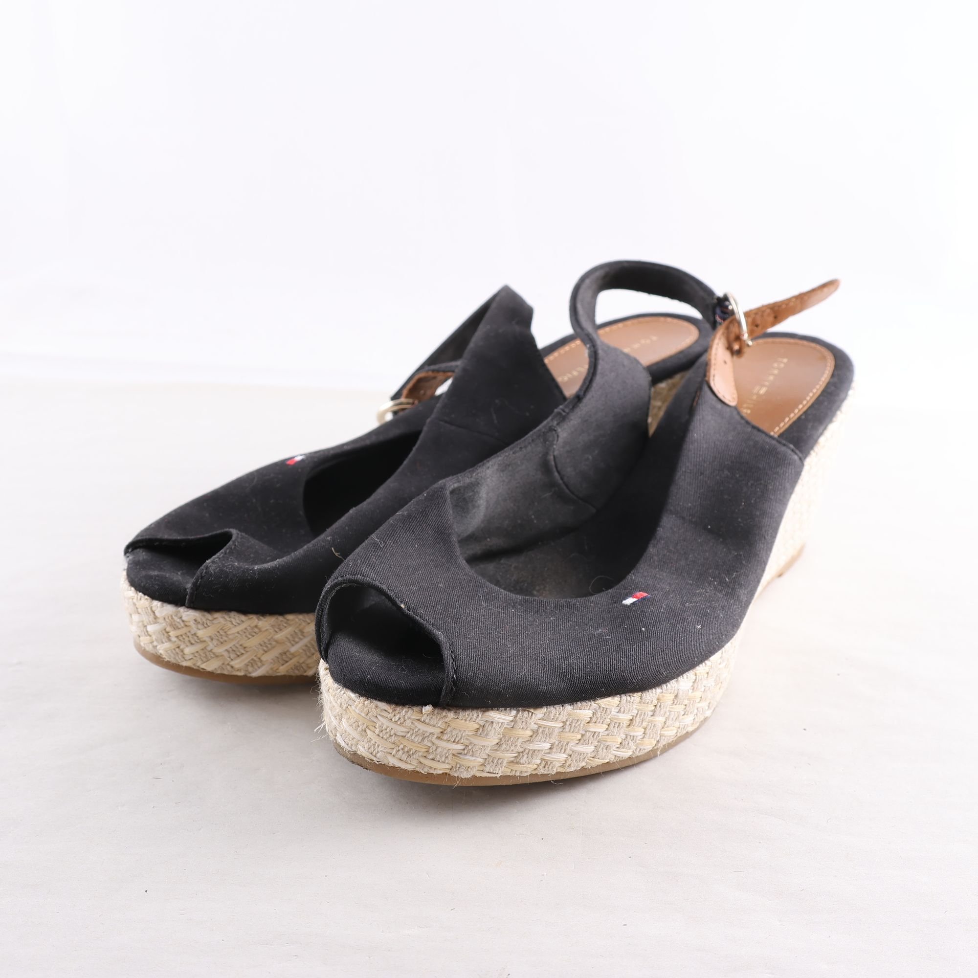 Espadriller kilklack, Tommy Hilfiger, stl. 38