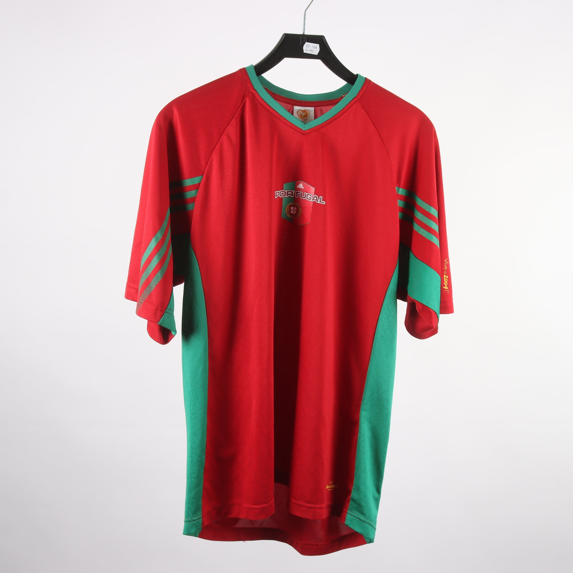 Fotbollströja, Adidas Portugal UEFA Euro 2004, stl. L