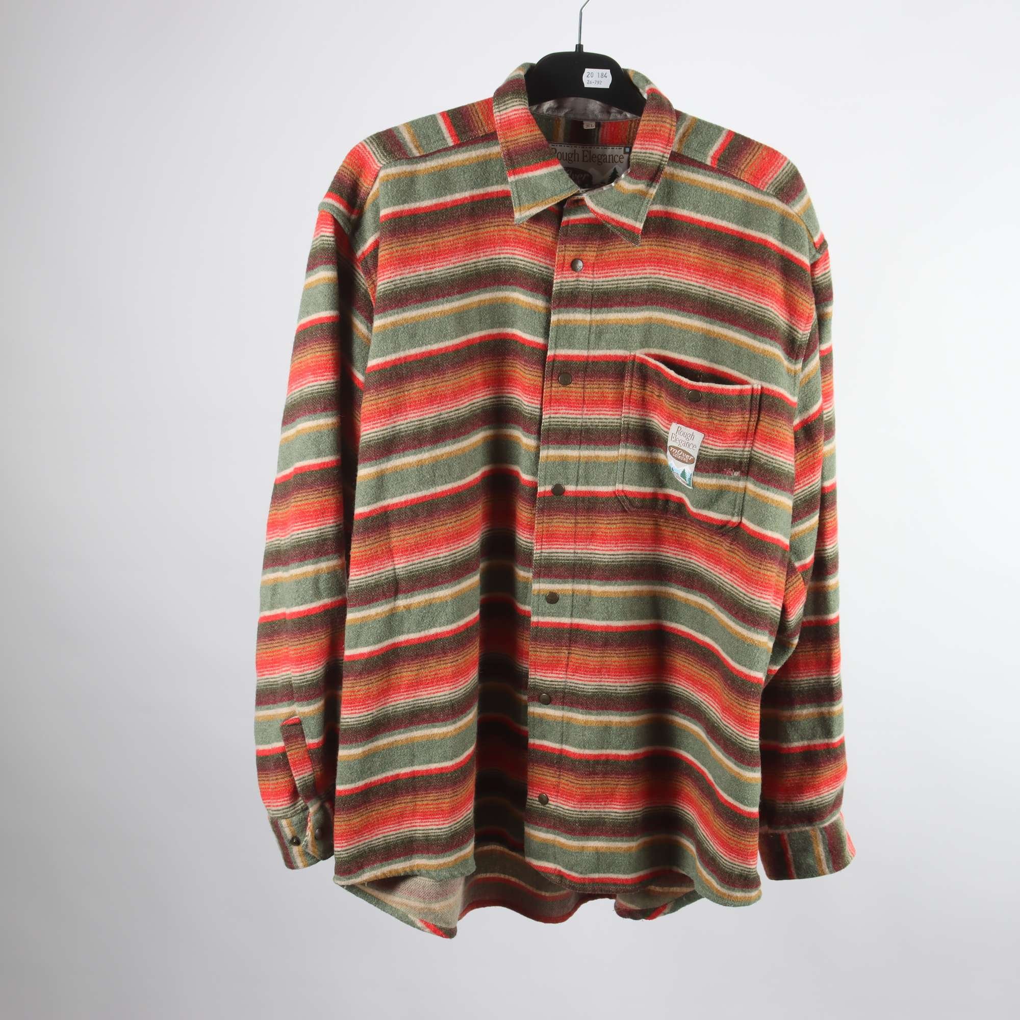 Skjorta, Rough Elegance, ullblandning, stl. XL