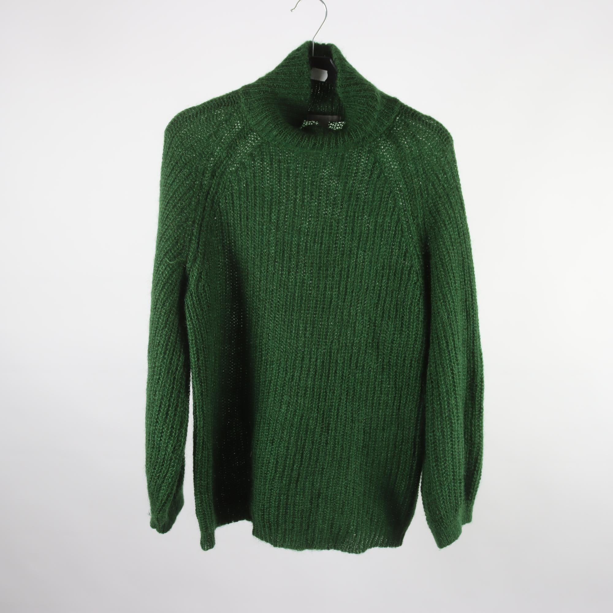 Tröja, COS, grön, ull, mohair, stl. XS.