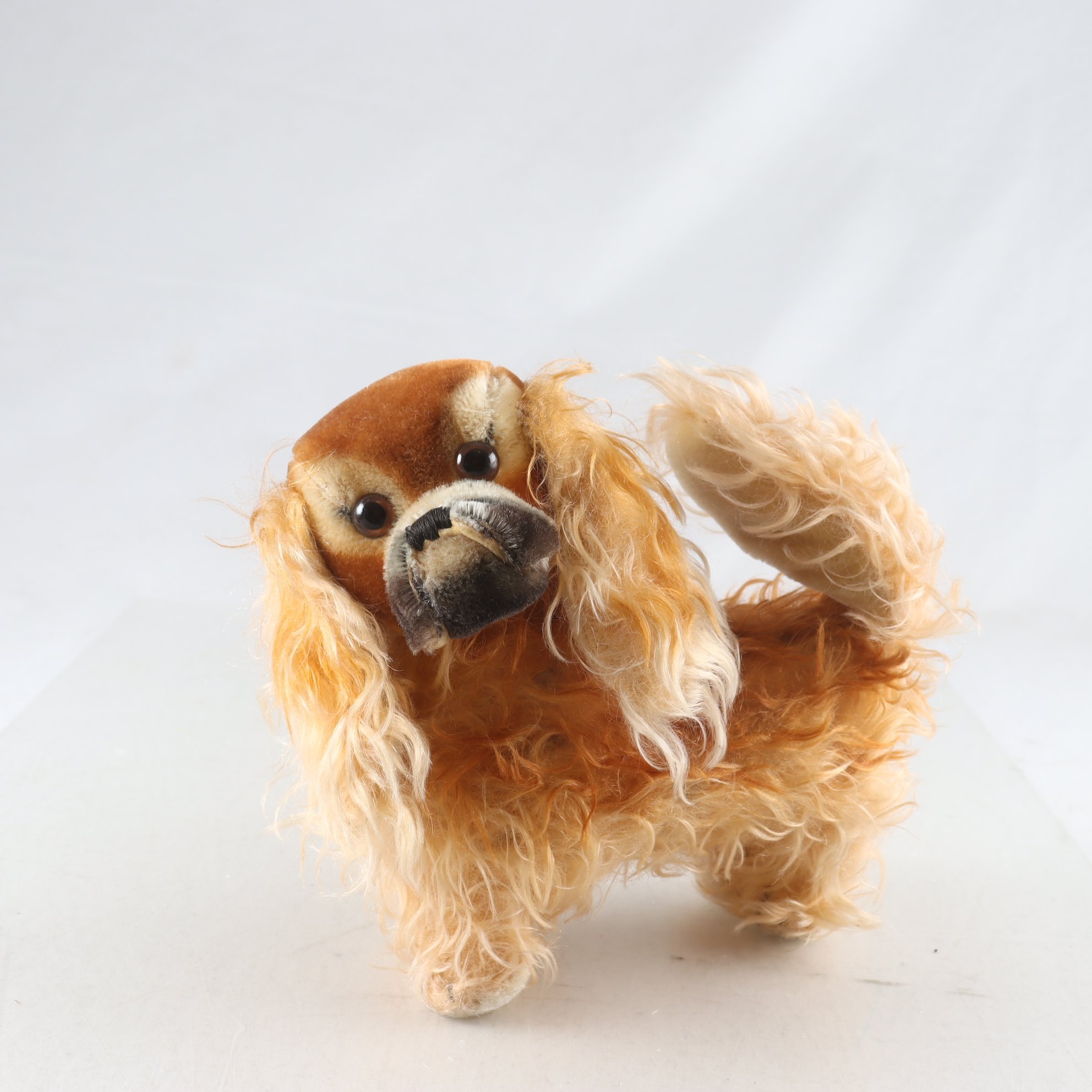 Mjukisdjur, Steiff, hund, vintage.