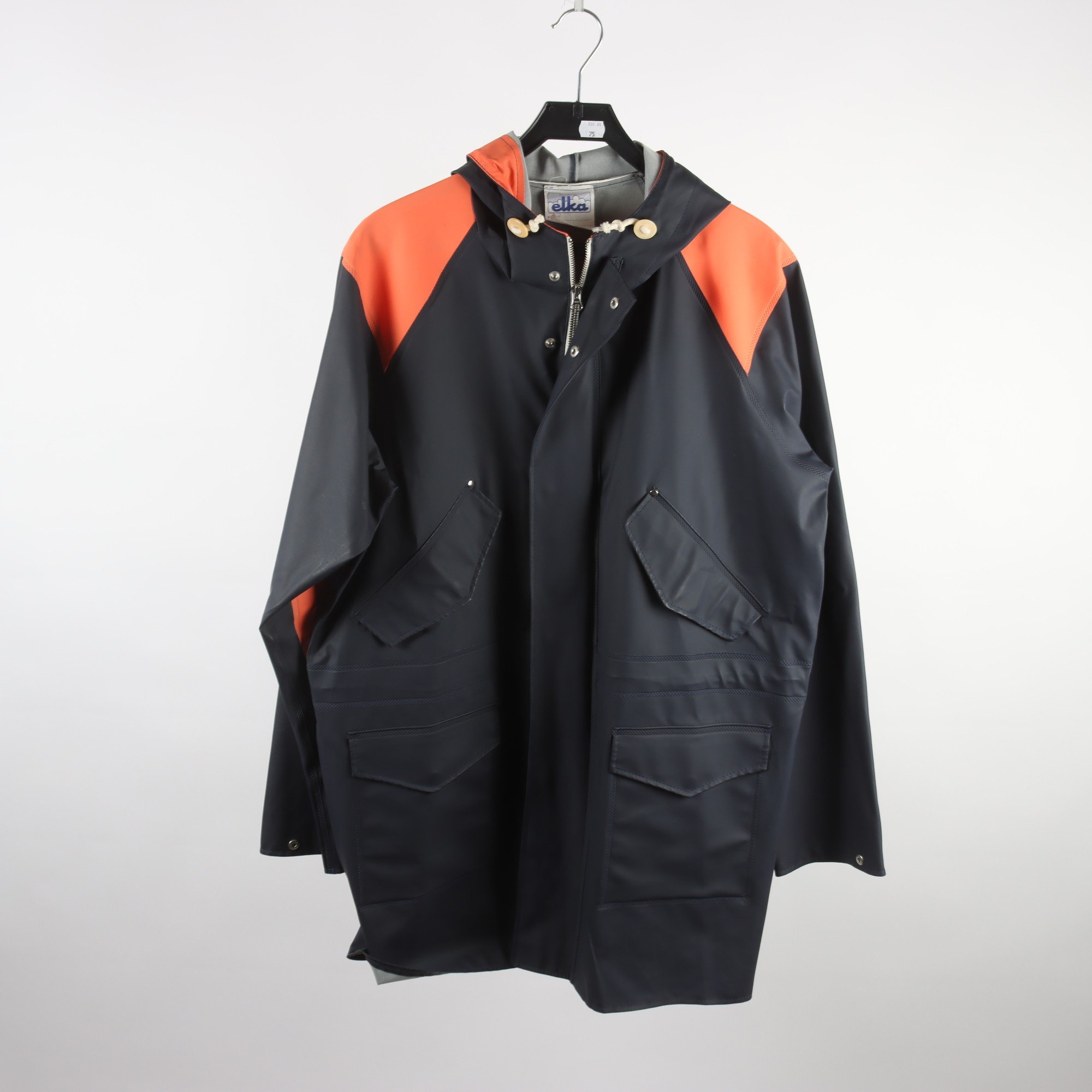 Regnjacka, Elka Norse Projects, blå, stl ca. M/L