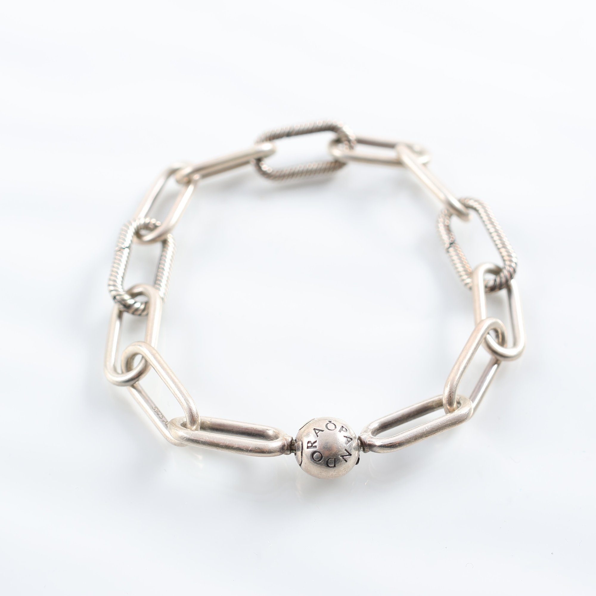 Armband, Pandora, silver 925. Vikt: 14.9g