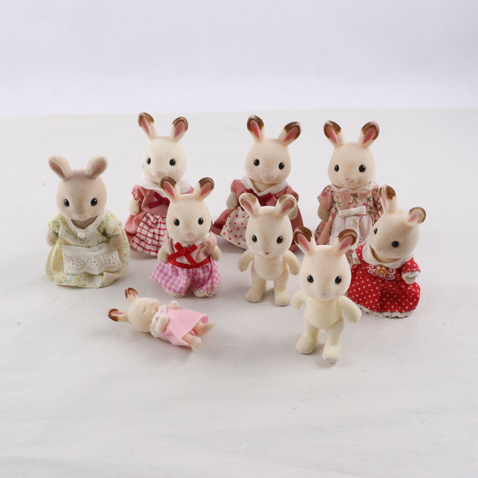 Sylvanian Family, Kaninfamilj, 9 figurer.