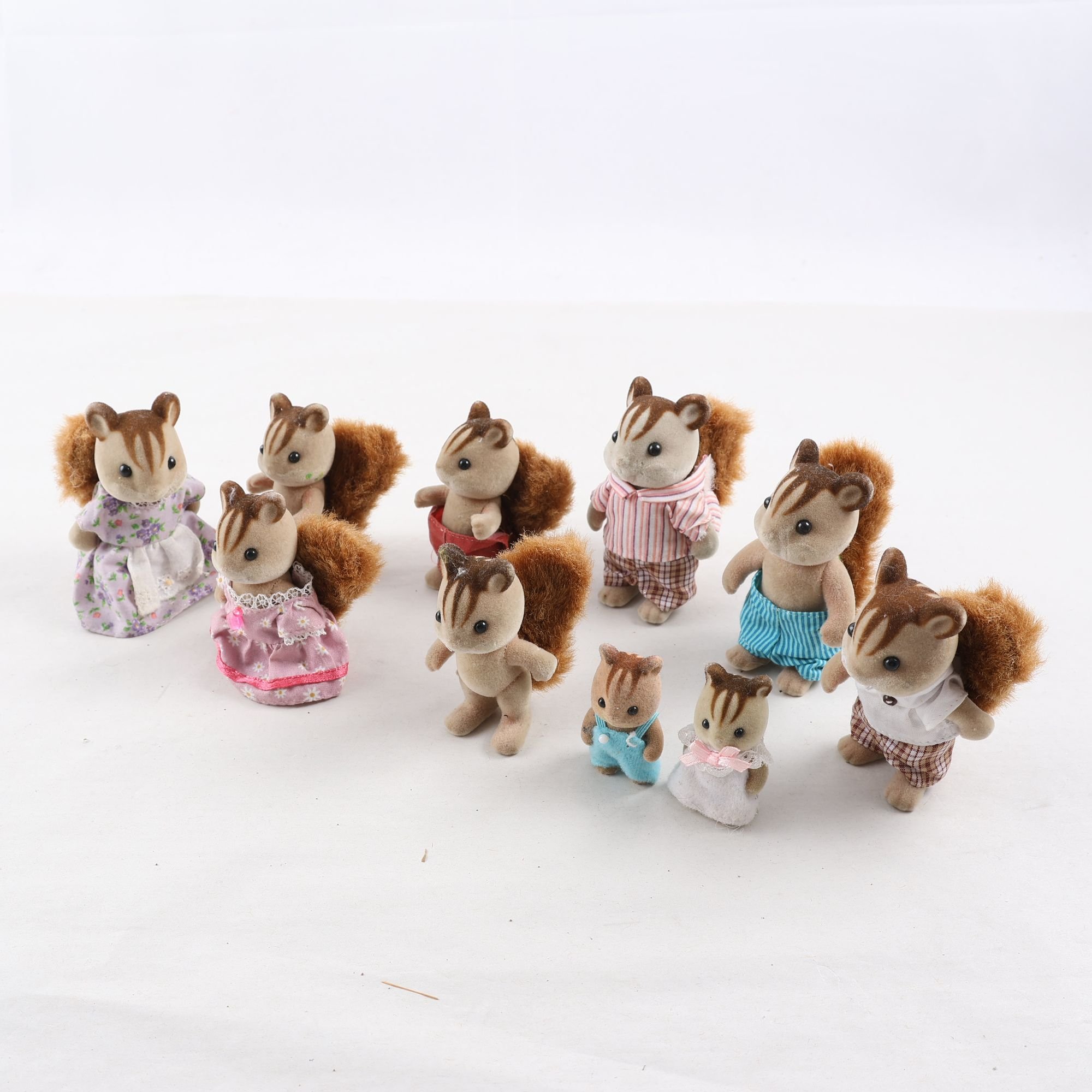 Sylvanian Family, Ekorrfamilj, 10 figurer.