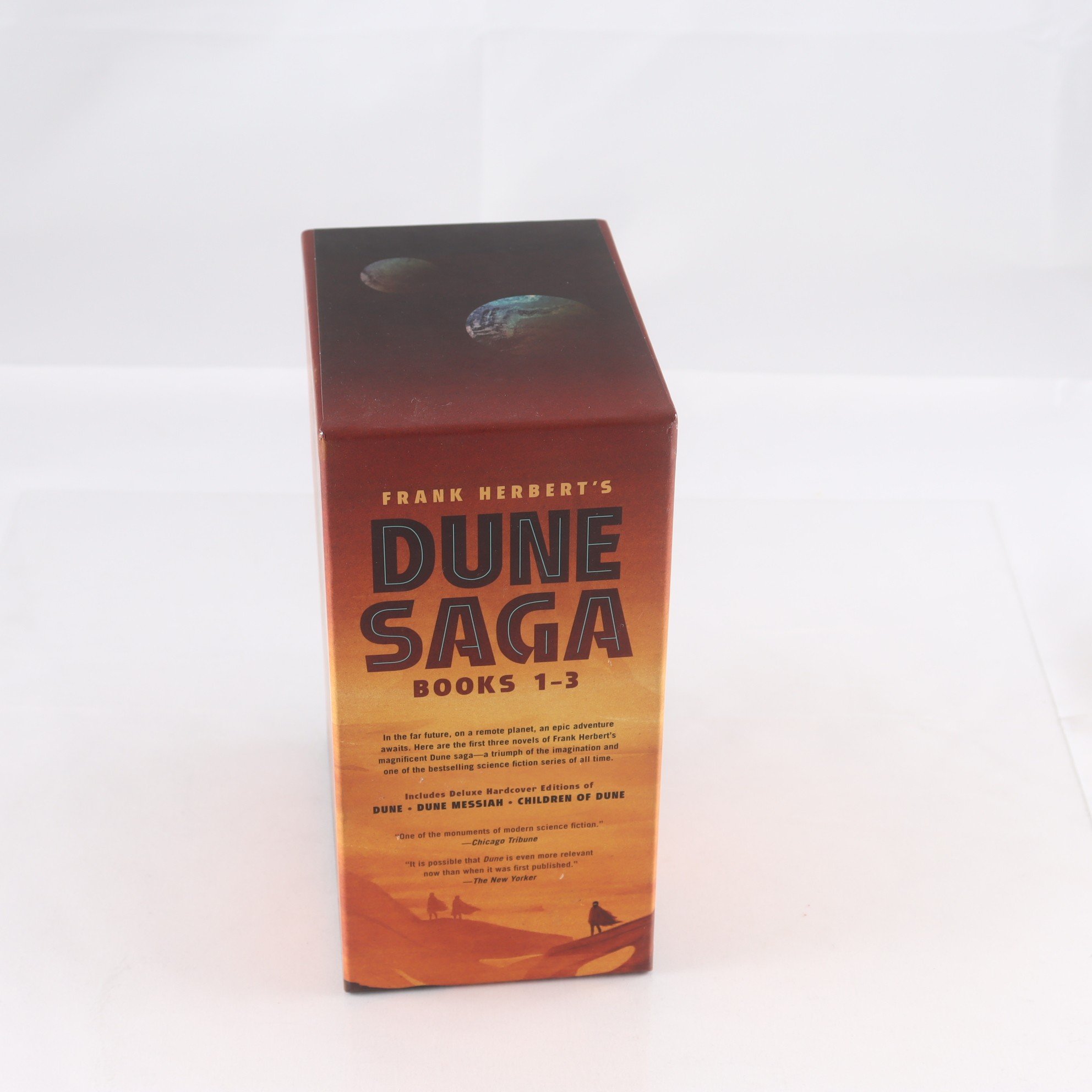 Bokbox, Dune Saga bok 1-3, Frank Herbert, Engelska.